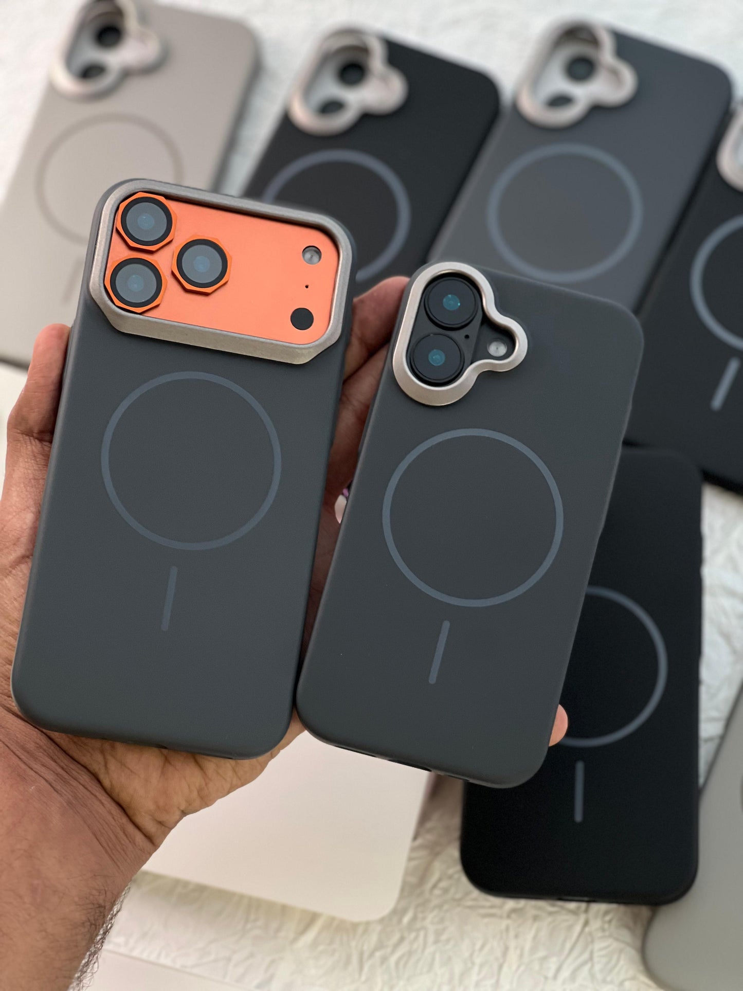 Premium MagSafe Silicone iPhone 17 Case with Camera Lens Protection