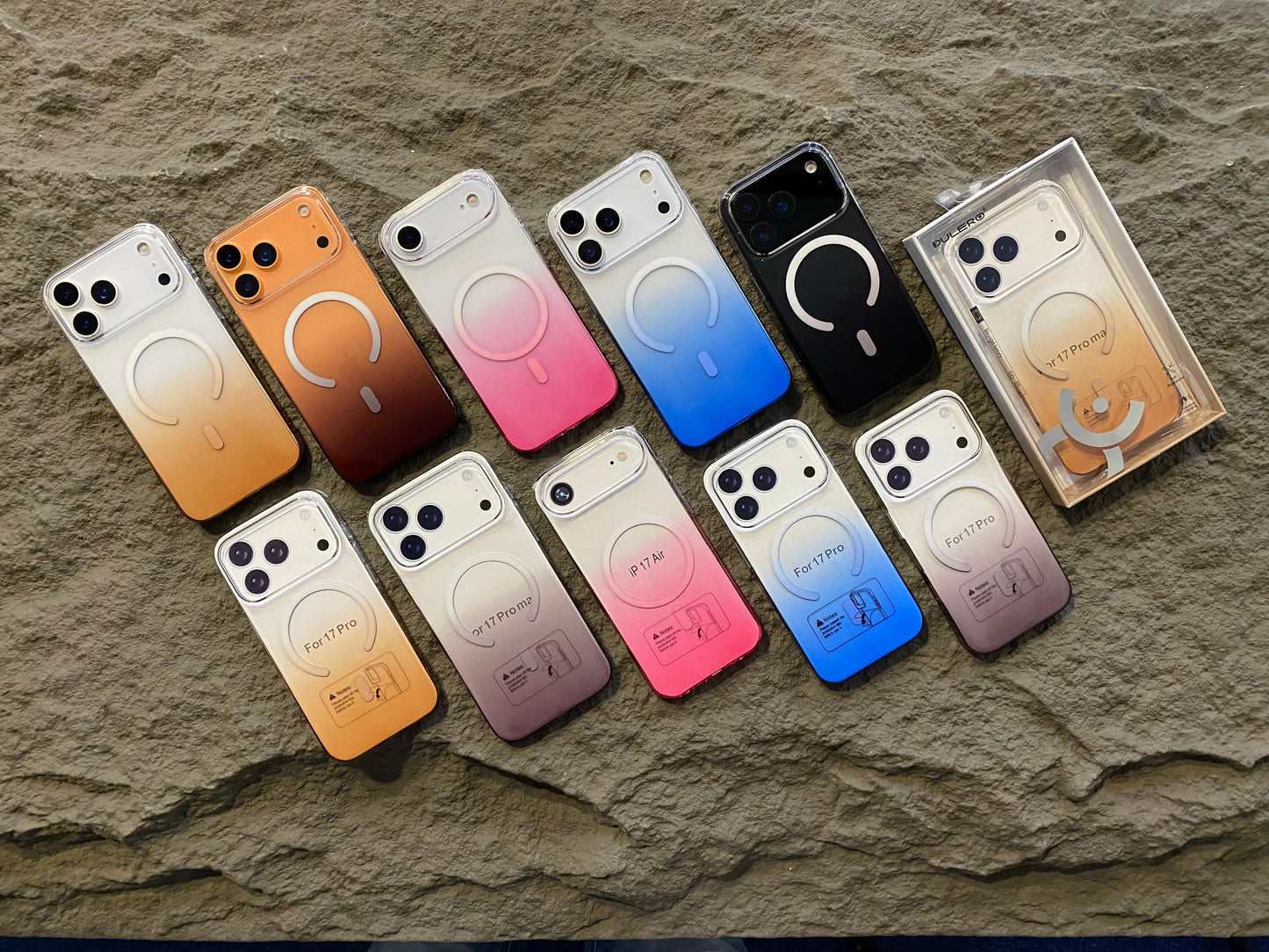 Gradient Shaded MagSafe Case for iPhone 17 / Pro / Pro Max – Premium Shockproof Protection