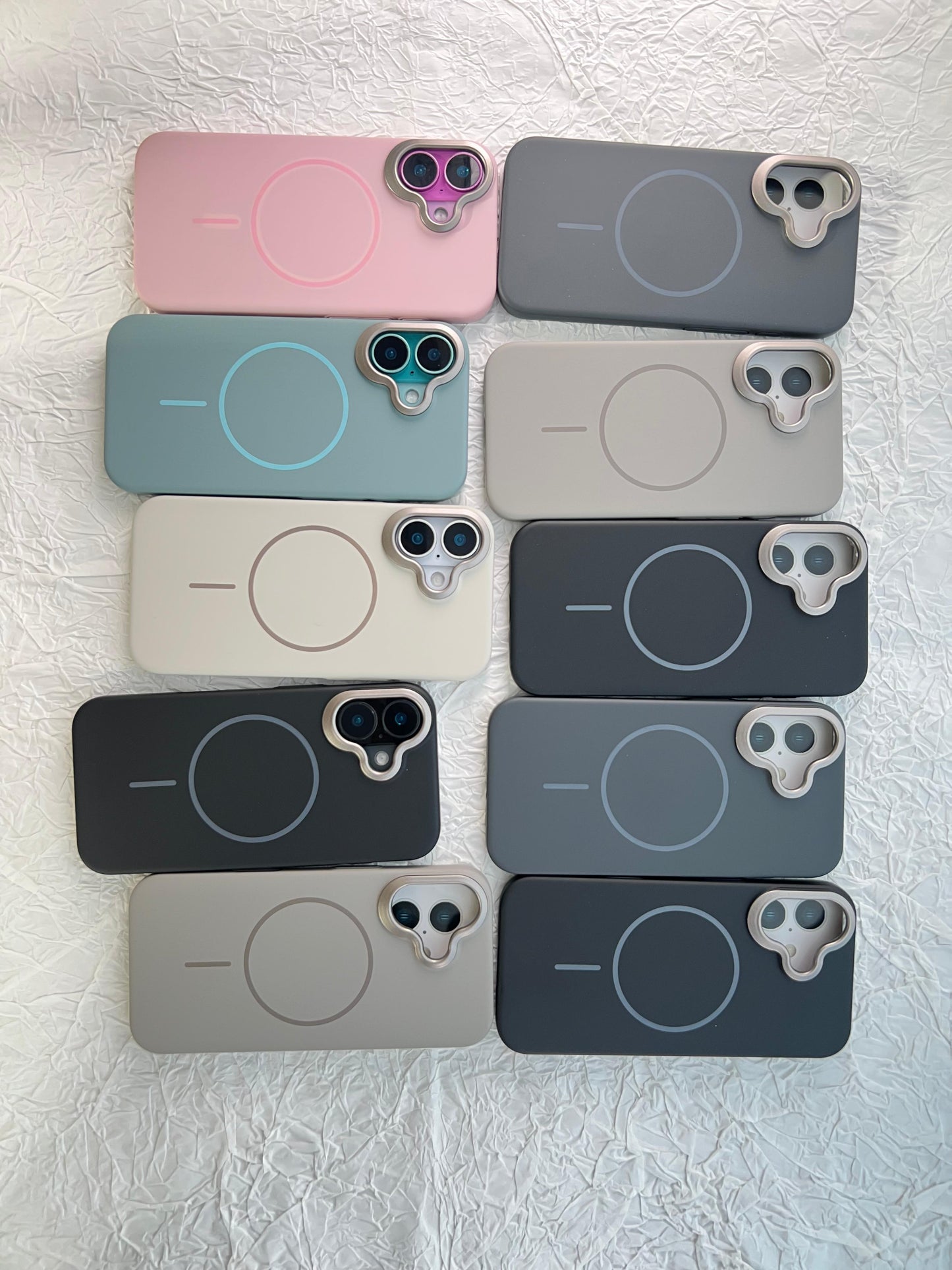 Premium MagSafe Silicone iPhone 17 Case with Camera Lens Protection