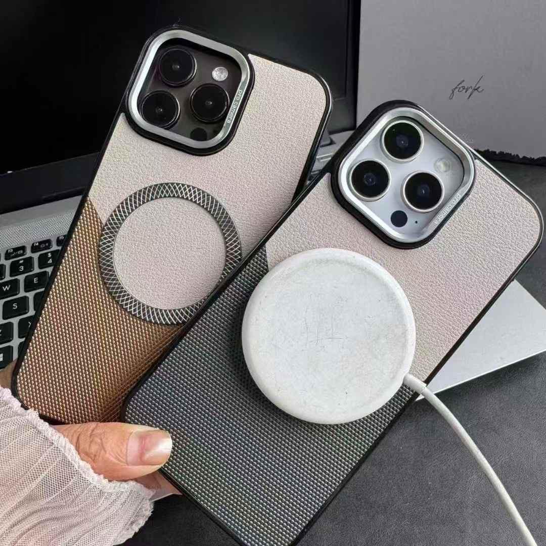 Premium iPhone MagSafe Leather feel Case