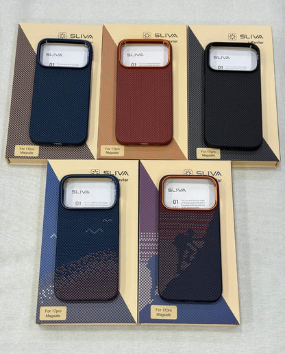 Premium Kevlar Carbon Fiber MagSafe Case for iPhone 17 Pro / Pro Max