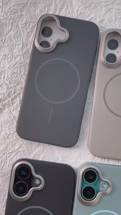 Premium MagSafe Silicone iPhone 17 Case with Camera Lens Protection